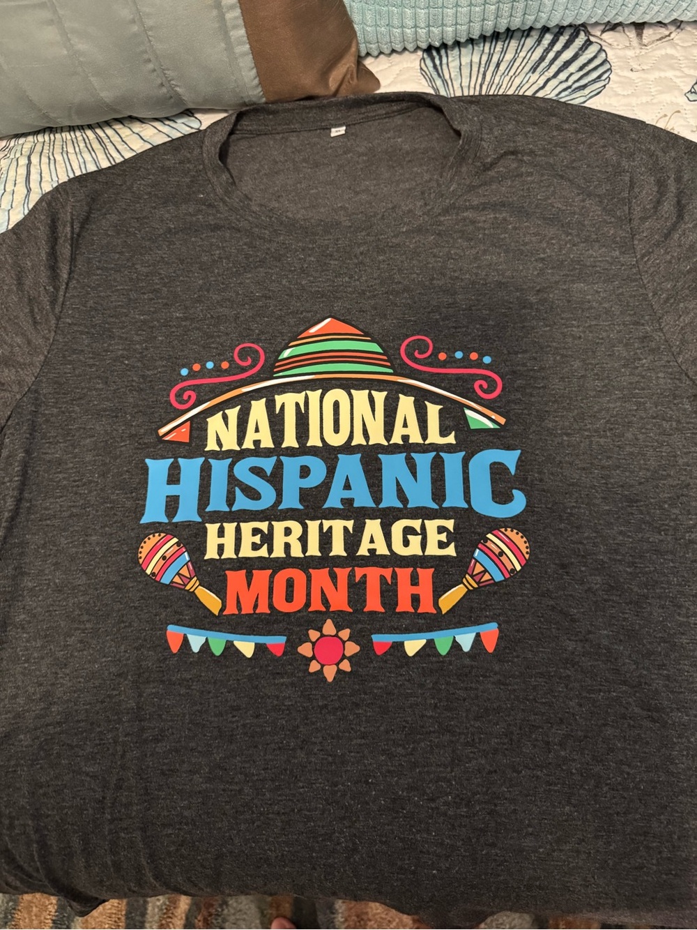 National Hispanic Heritage Month Short Sleeve Tee - Charcoal
